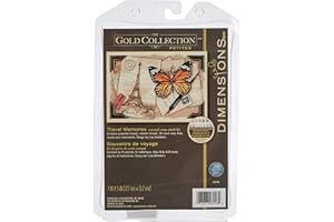 Dimensions 6996 Needlecrafts Counted Cross Stitch, Travel Memories