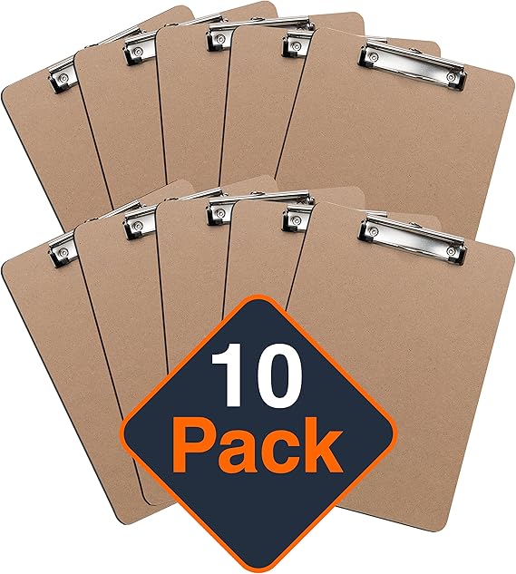 Clipboards (Set of 10) by Office Solutions Direct! ECO Friendly