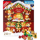 Lindt TEDDY Assorted Chocolate Candy Christmas Advent Calendar, 4.5 oz. Box