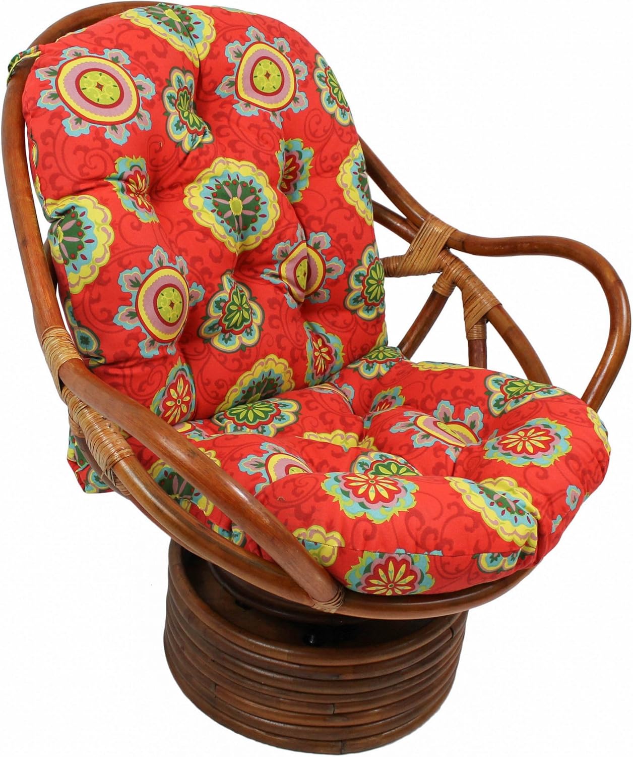 Best blazing needles solid twill rocker chair cushion