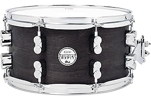 PACIFIC DRUMS PDP By DW Black Wax Maple Snare Drum 7x13