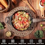 SENSARTE 30cm Deep Nonstick Frying Pan 4.7L with Lid Induction Friendly view 9