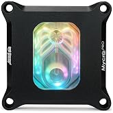 Thermal Grizzly Mycro Pro RGB - CPU Waterblock for Intel LGA1851/1700 - G1/4 High Performance Liquid Cooling Block, Precision-Machined Nickel-Plated Copper Cold Plate, 0.2mm Microfins and Filter