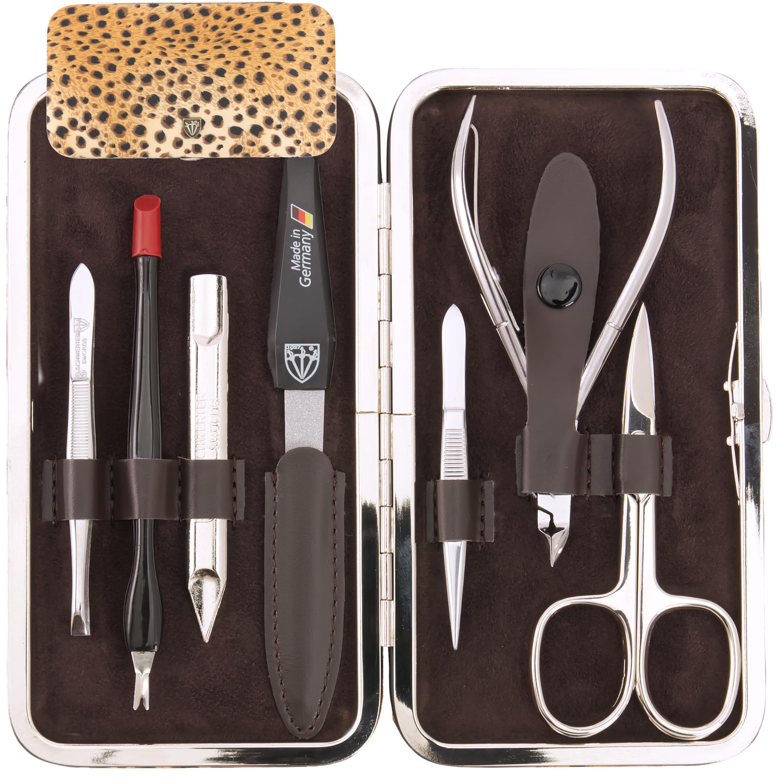 3 Swords Germany - 7-piece manicure pedicure set kit - brand quality