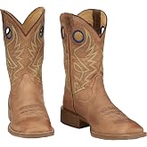 Justin Pickett 11" Western Men's Boots, Classic Premium Full Grain Leather, Ortholite Removable Insole, DuraCloud Rubber Outsole