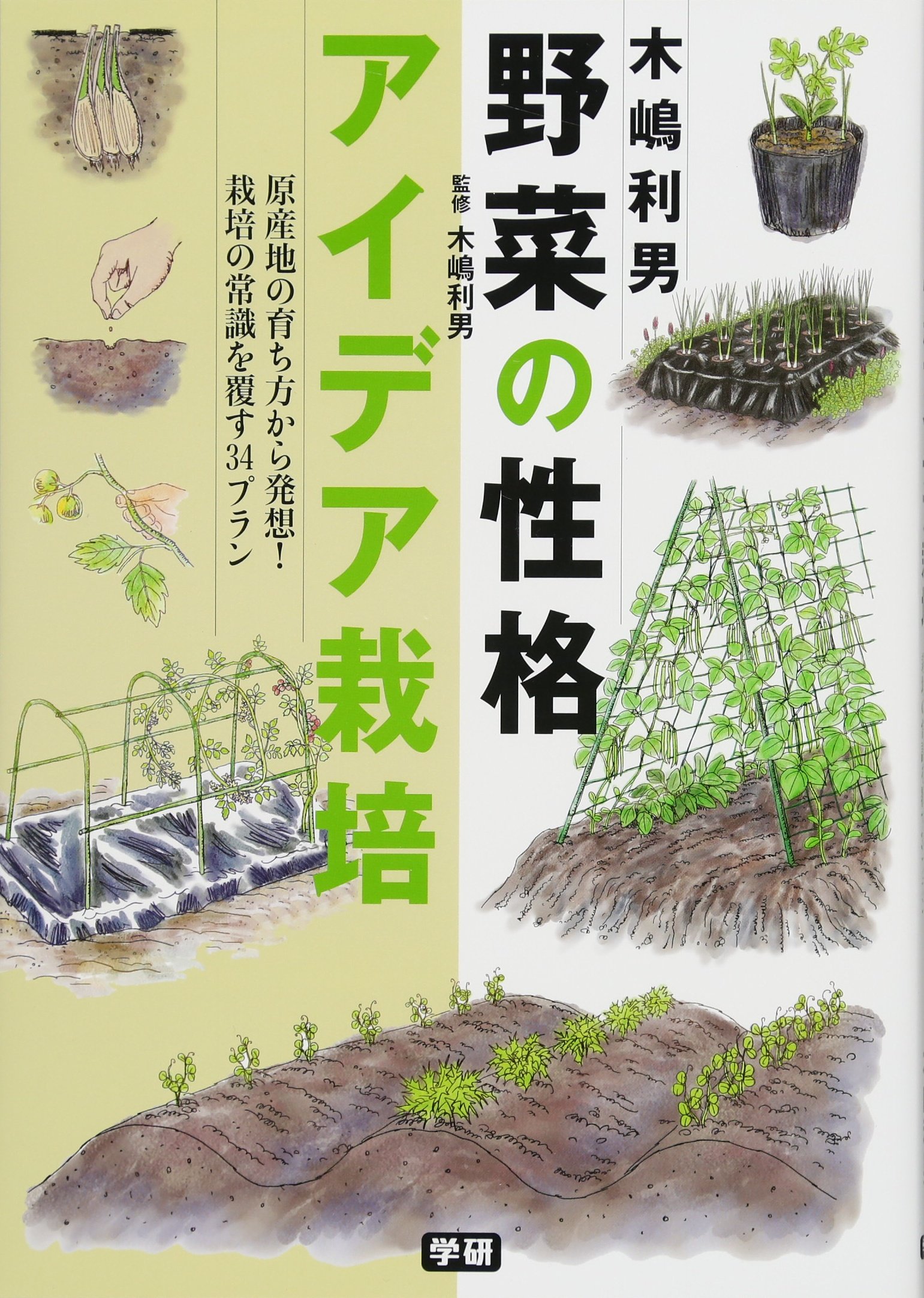 Amazon Co Jp 木嶋利男 野菜の性格アイデア栽培 利男 木嶋 本 通販