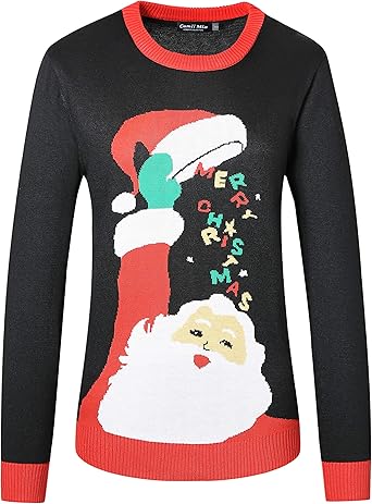 crew neck christmas sweater