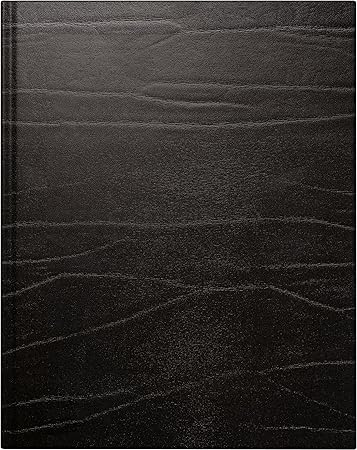 rido/idé 702406890 Buchkalender Managerkalender TM, 2 Seiten = 1 Woche, 205 x 260 mm, Leder-Einband Toscana schwarz, Kalendar