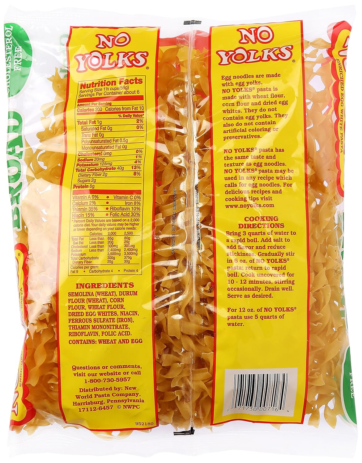 Egg Noodles Ingredients