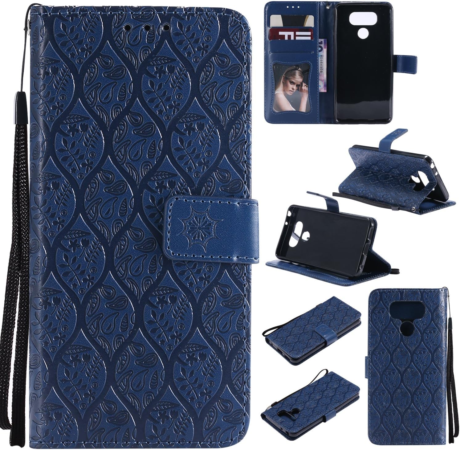 Best Lg G6 Floating Glitter Phone Case