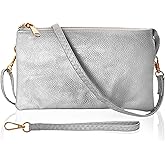 Humble Chic NY Vegan Leather Wristlet Purse for Women - Small Clutch Purse with Shoulder and Wrist Straps