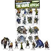 Arcknight Flat Plastic Miniatures: The Grove Horde; 31 Unique Forest-Themed Enemy Minis for DND 5e and Pathfinder; Affordable, Skinny Figurines for Dungeons and Dragons and Other Tabletop RPG Games