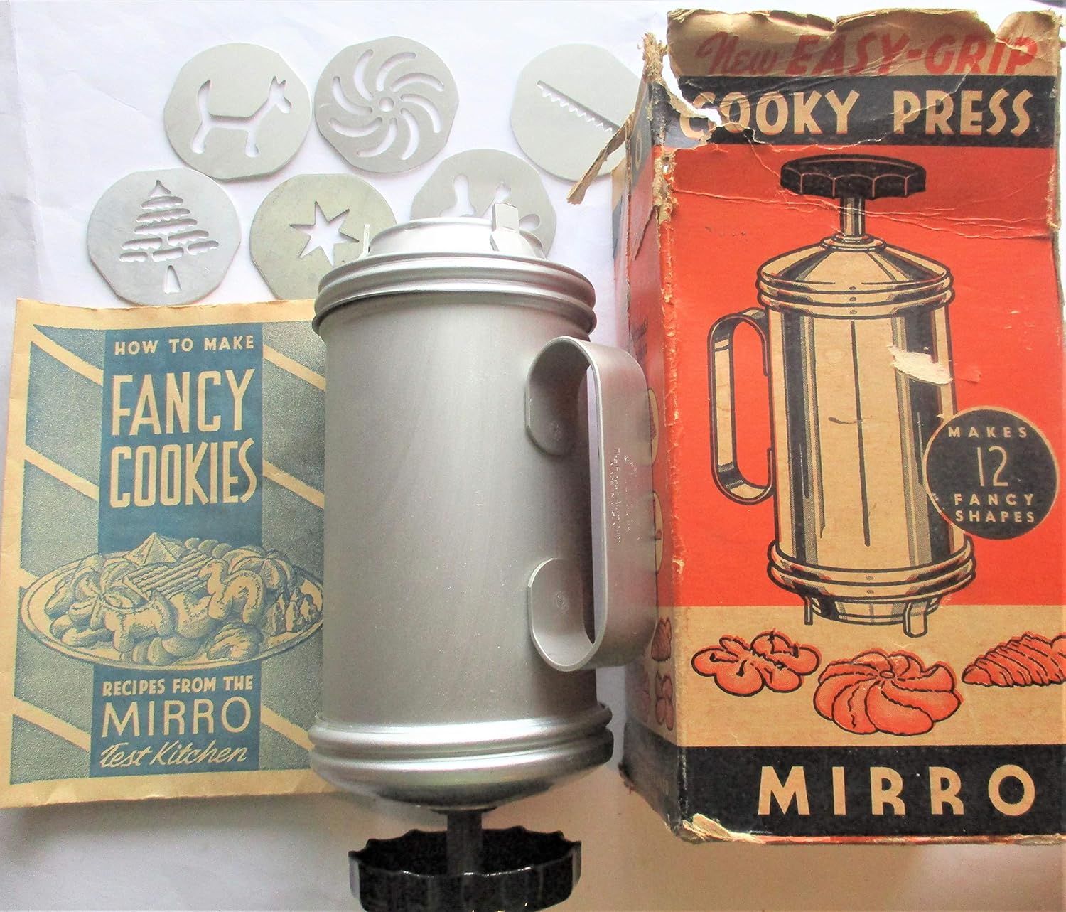Original MIRRO Aluminum COOKIE Press COPY of RECIPES and INSTRUCTIONS ONLY