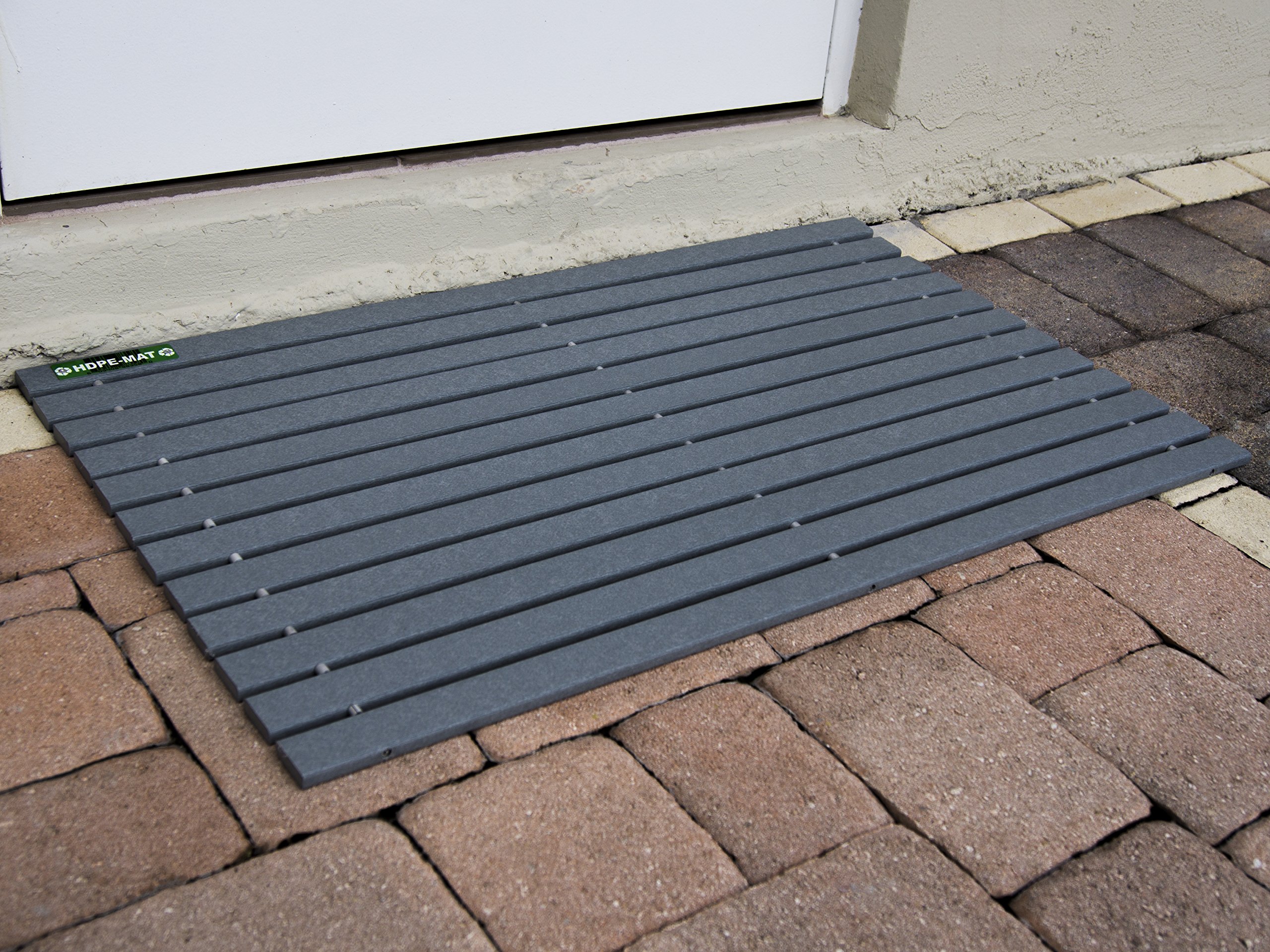 HDPEMAT UV Resistant Heavy Duty Waterproof Front Door Mat Stylish