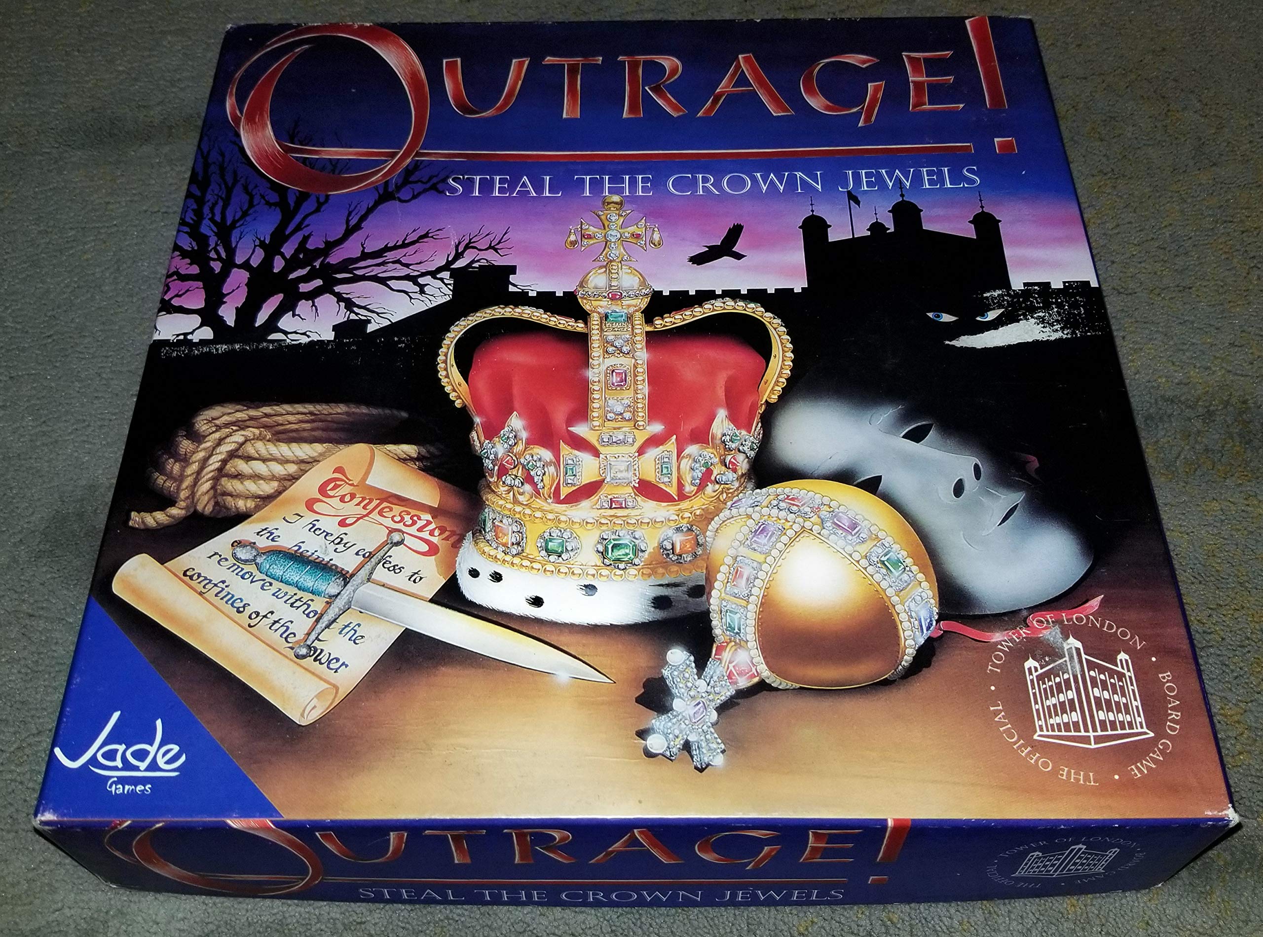Outrage! Steal The Crown Jewels,Board Game,Treason in the Tower
