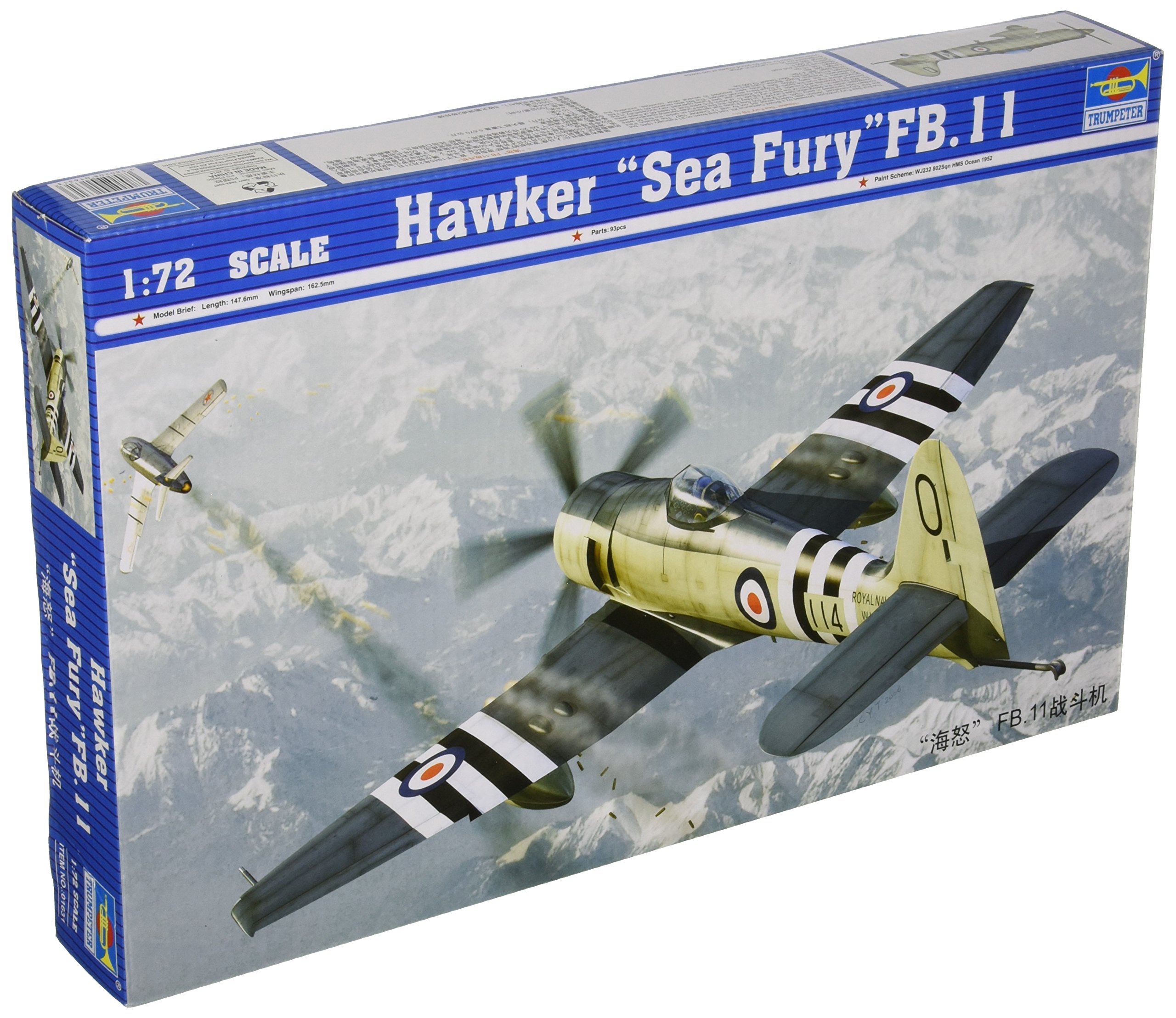 Trumpeter 1: 72 - Hawker Sea Fury FB.II