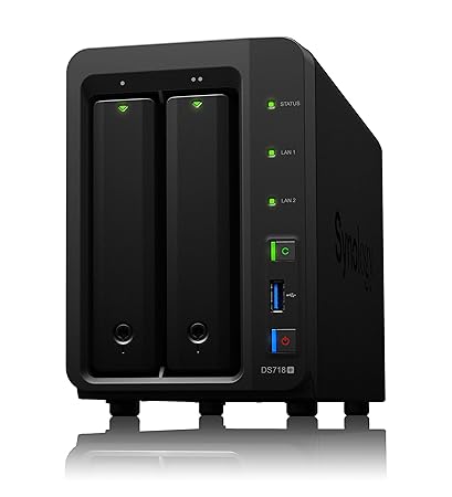 Synology Ds718 8tb 2 X 4tb Wd Red 2 Bay Desktop Nas Bundle Unidad Raid