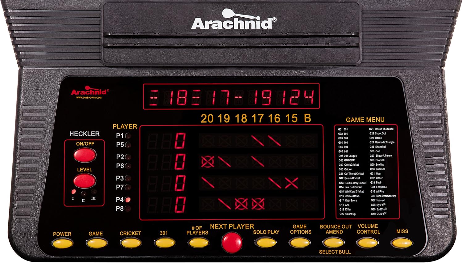 arachnid cricket pro 800