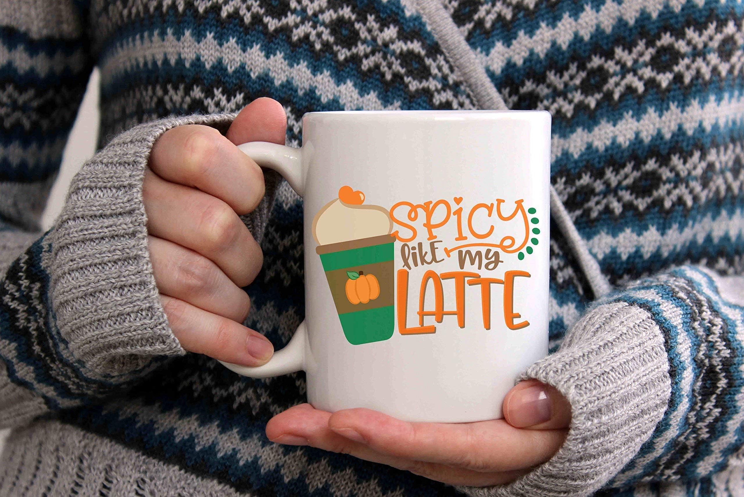 Spicy Like My Latte Coffee Mug-15oz Coffee Mug