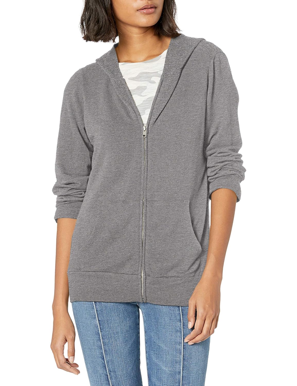 Buy Monrow Women's Super Soft Zip Up Hoody at Amazon.in