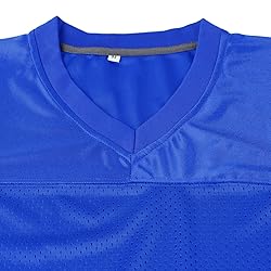 Aumudle Men Blank Plain Football Jersey Practice