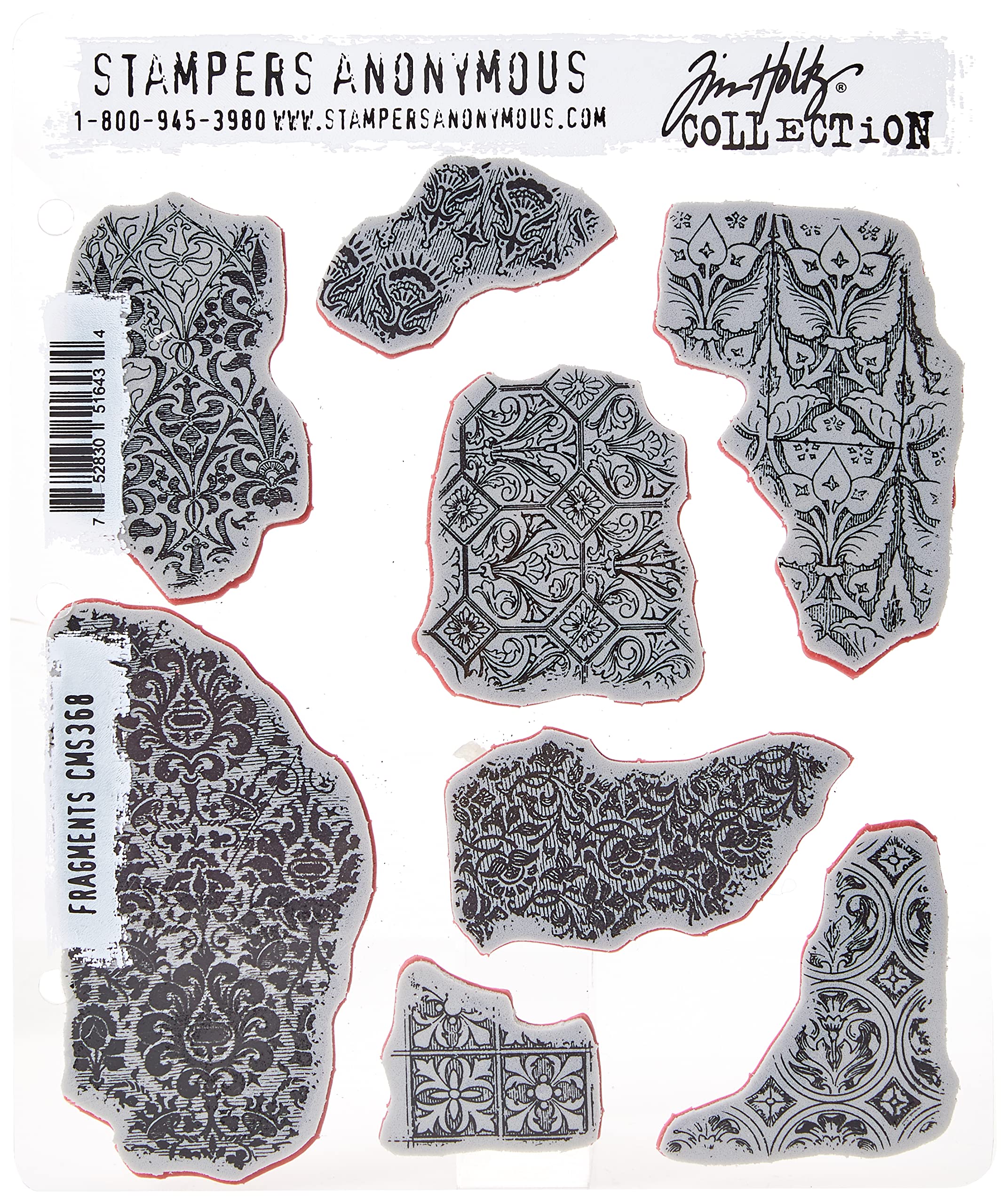 Cling RBBR Stamp Set Fragments