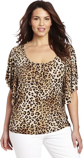 flutter sleeve plus size top