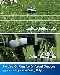 ECOVACS Goat O1000 RTK Robot Lawn Mower, Perimeter