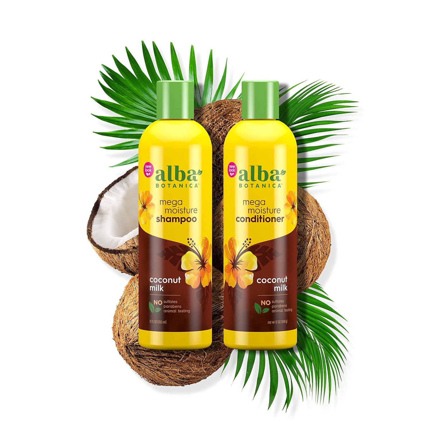 Alba Botanica Drink It Up Coconut Milk Hawaiian Conditioner, 12 oz, 354.88 ml (Pack of 1) - Image 4