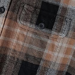 Dubinik®Mens Flannel Shirts Long Sleeve Flannel