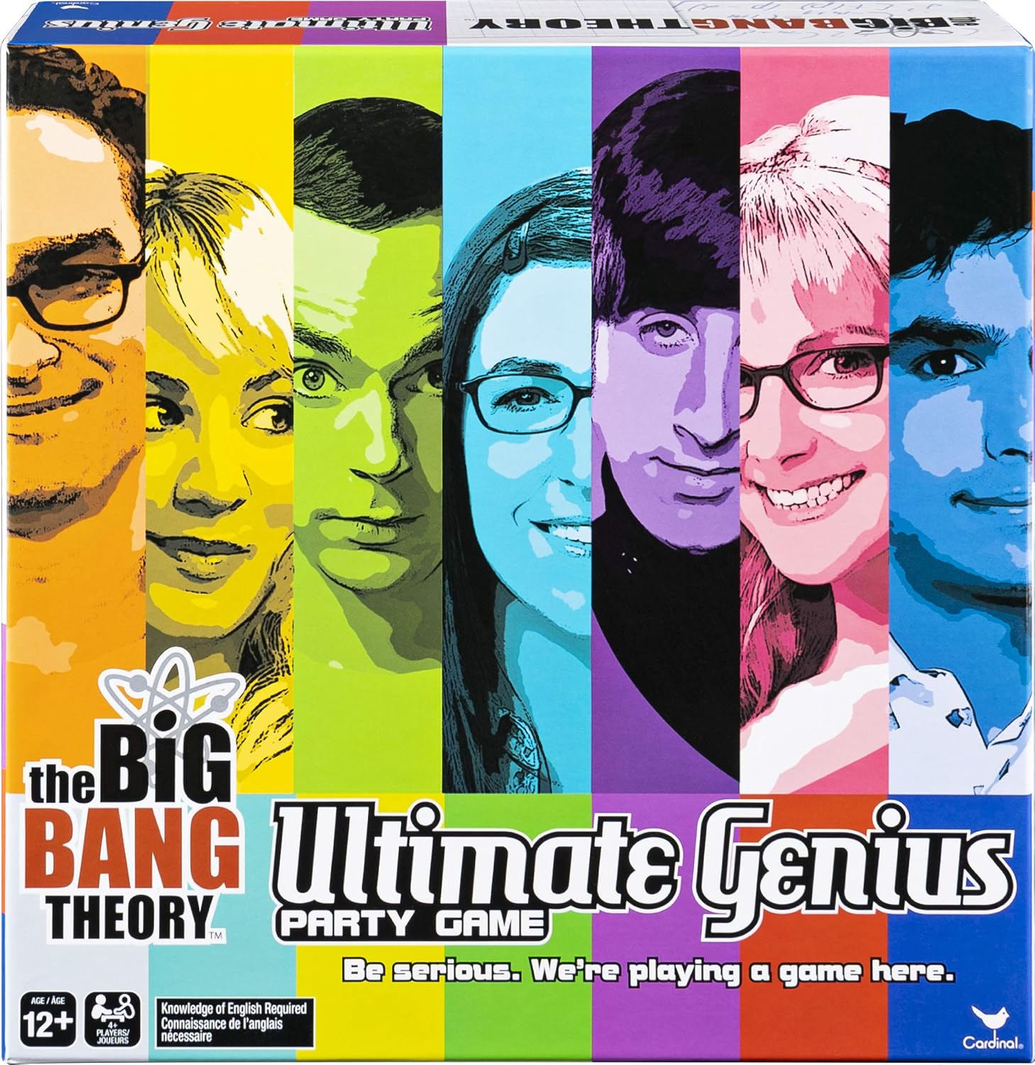Big Bang Theory TV Show Ultimate Genius Party Game for Teens Adults, and Kids 12 and Up, Multicolor
