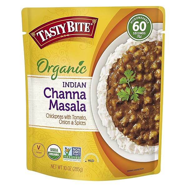 TASTY BITE ORGANIC CHANNA MASALA, 10 OUNCE, READY...