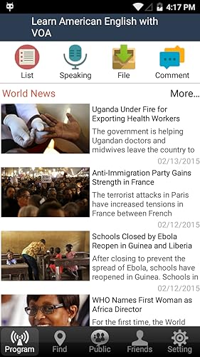 Voa Learn English Amazon Co Jp Appstore For Android