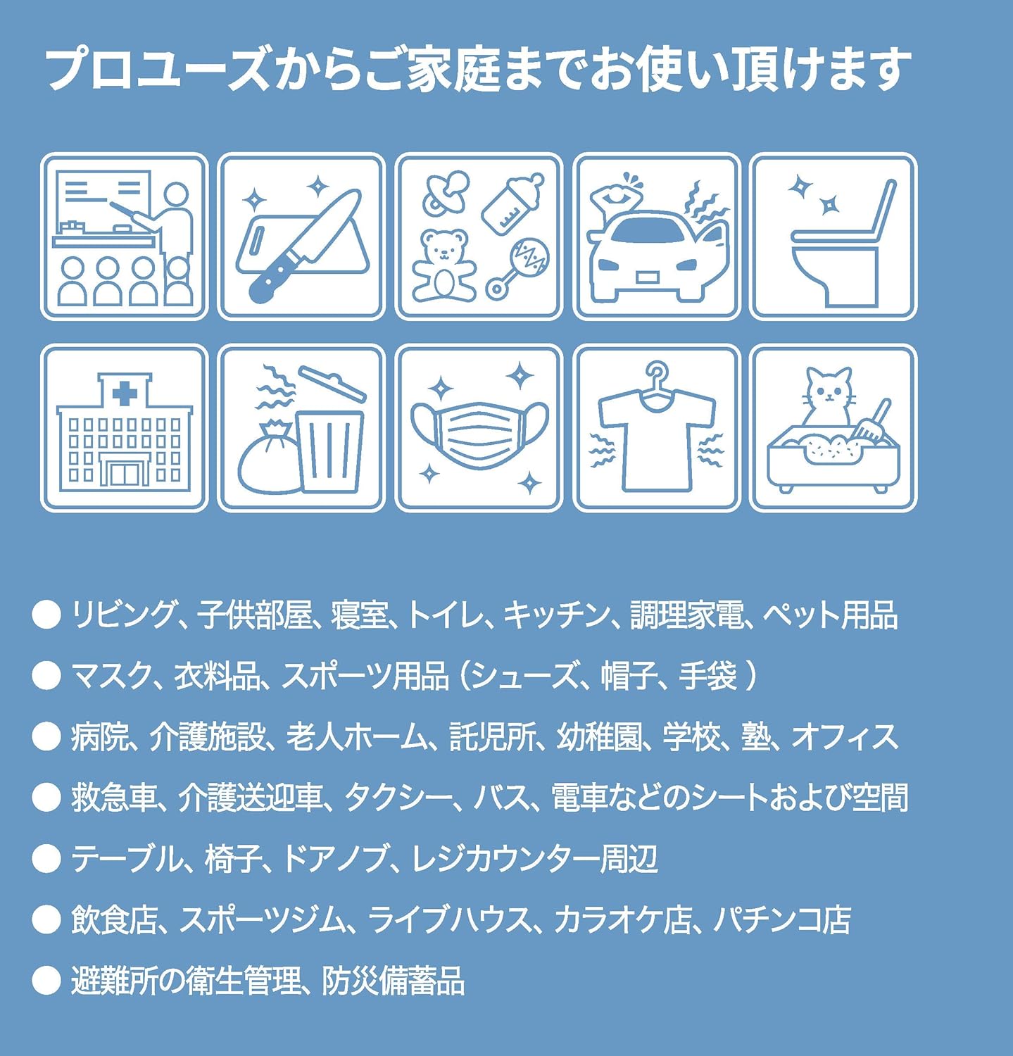 Amazon Co Jp Chlosh Disinfecting Deodorizing Spray 16 9 Fl Oz 500 Ml 0 Ppm Stable Sodium Hypochlorite Large Size Bottle Clothes Pets Space Health Personal Care