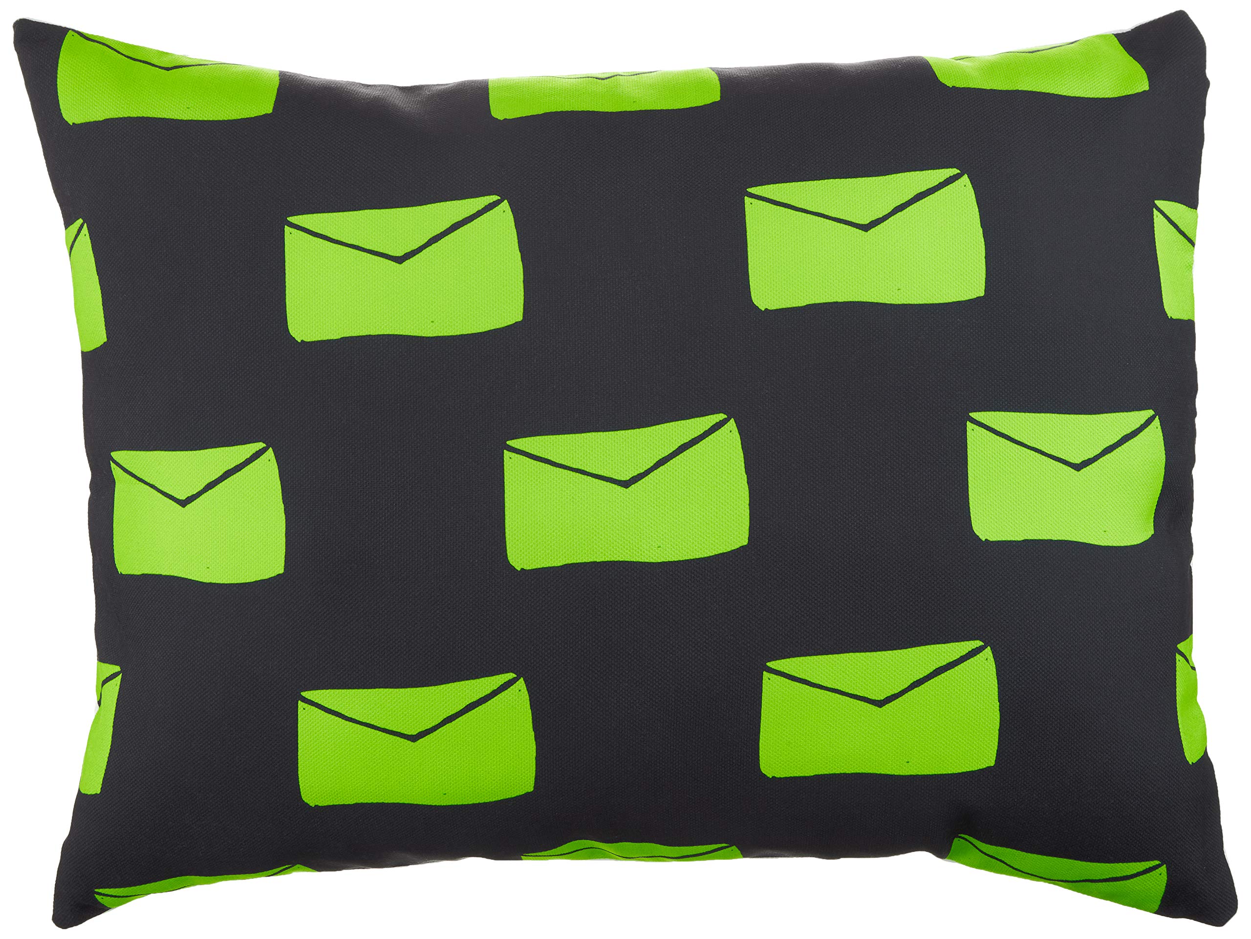 BonaMaison Decorative Cushion Cover, Neon Green Fume Throw Pillow Covers, Home Decorative Pillowcases for Livingroom, Sofa, Bedroom, Size: 45X60 Cm - Designed and Manufactured in Turkey
