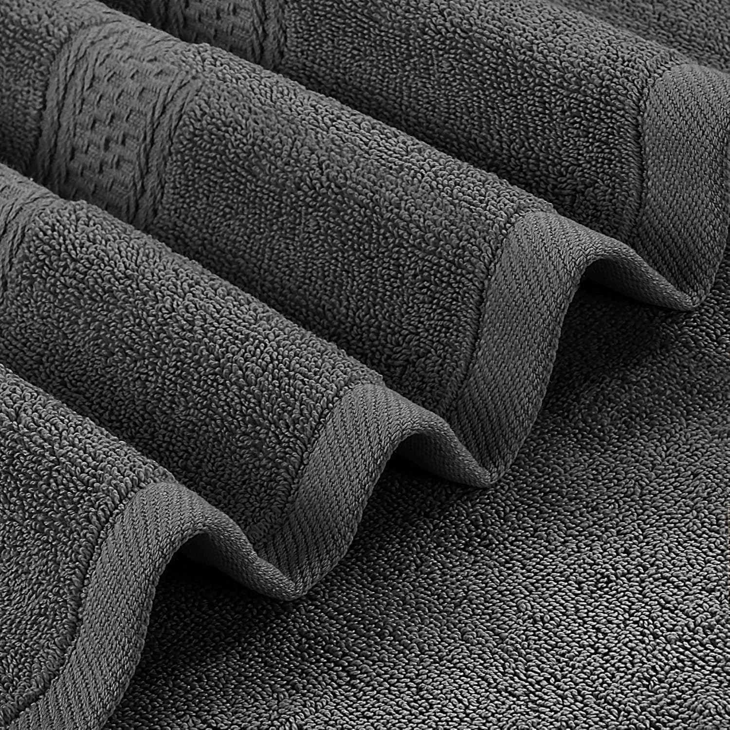 Utopia Towels - Bath Towels Set, Grey - Premium 600 GSM 100% Ring Spun Cotton - Quick Dry, Highly Absorbent, Soft Feel Towels, Perfect for Daily Use (4-Pack): Home & Kitchen