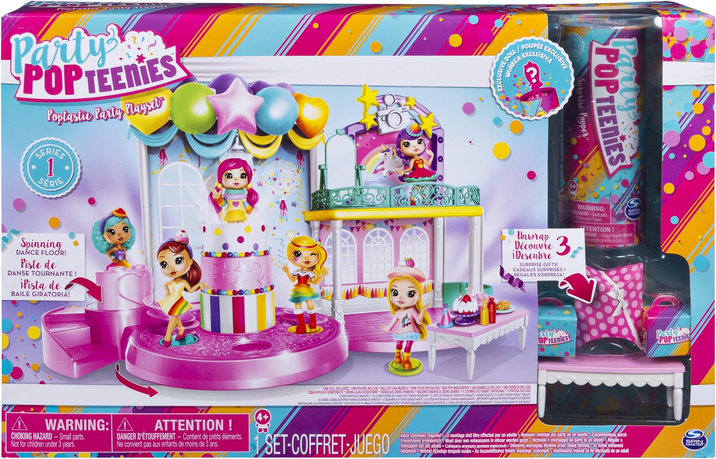 Party Popteenies 6043875 Poptastic Party Playset, Multi-Colour