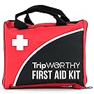 Compact First Aid Kit for Medical Emergency - for Home, Car, Camping, Hiking, Sport, Work, Office, Boat, Survival, and Traveling - Small and Lightweight First Aid Bag