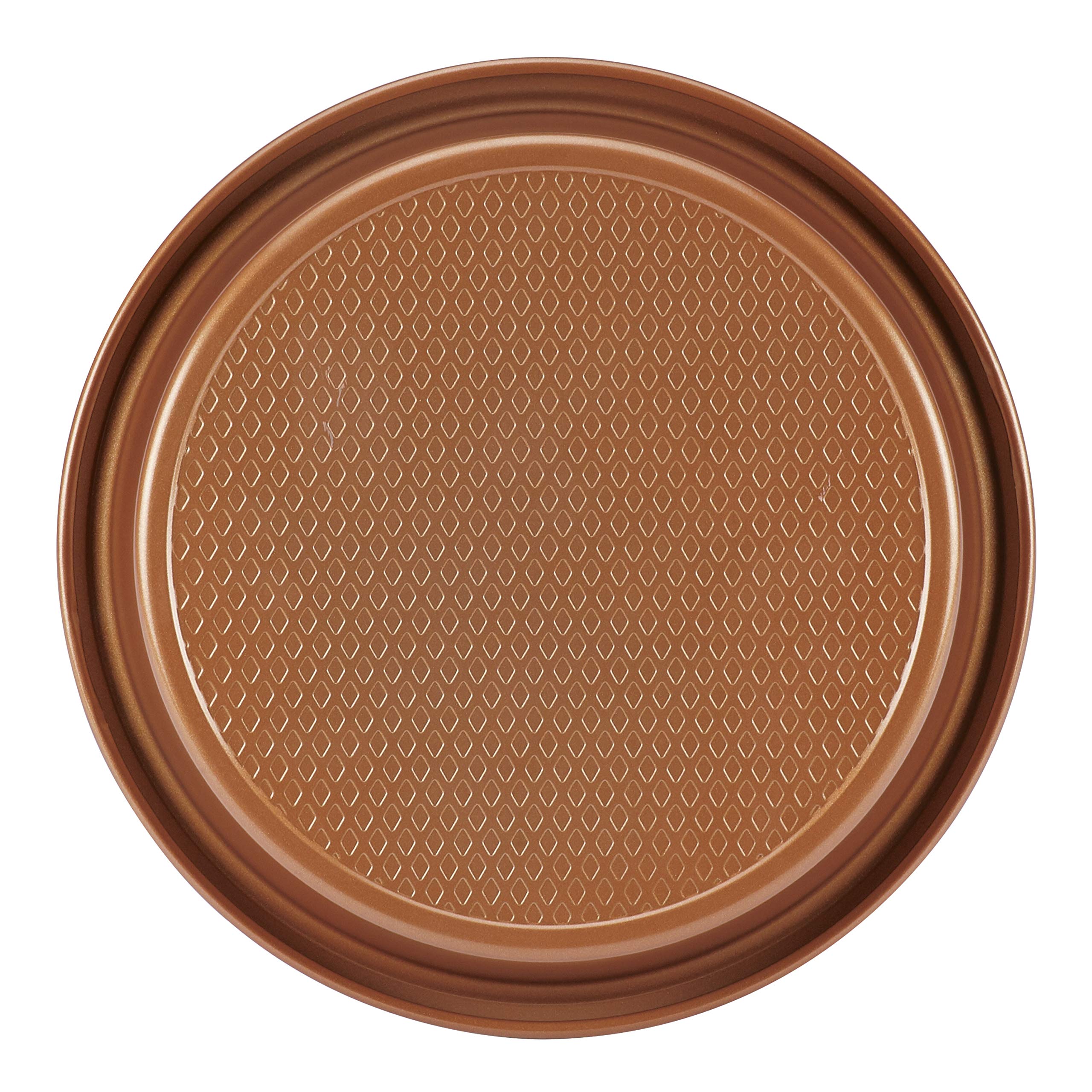 Ayesha Curry Nonstick Bakeware Set with Nonstick Cookie Sheet, Cake Pans, Baking Pan and Bread Pan - 6 Piece, Copper Brown