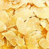 Anna and Sarah Organic Crystallized Ginger Slices 1 Lbs in Resealable Bag | Kosher Non GMO Sweet and Spicy