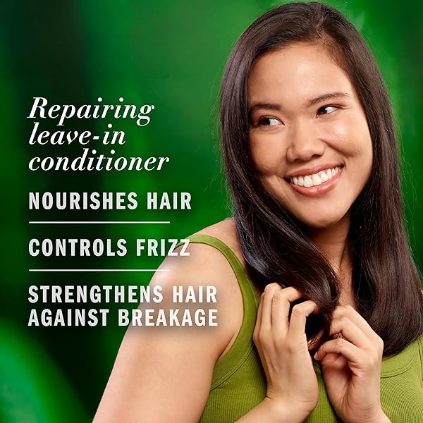 HERBAL ESSENCES REPAIRING LEAVE-IN CONDITIONER, CERTIFIED PURE PLANTS, WITH ALOE AND CAMELLIA FLOWER OIL, 7.6 FL OZ