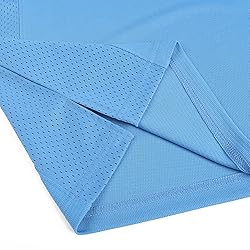 Pullonsy Light Blue Football Jerseys for Men Women