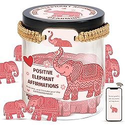 60 Emotional Support Elephant Affirmation Cards