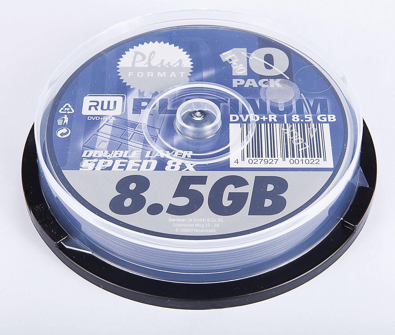 Bestmedia - DVD+r 8X 8.5gb 10pcs: Amazon.es: Electrónica