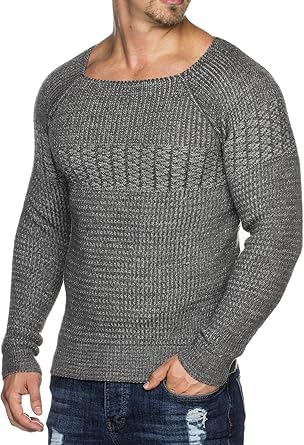 maglia collo largo uomo