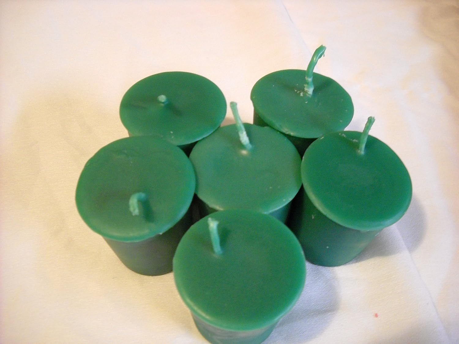 Green Votive Candles6 packChristmas VotiveChristmas Tree