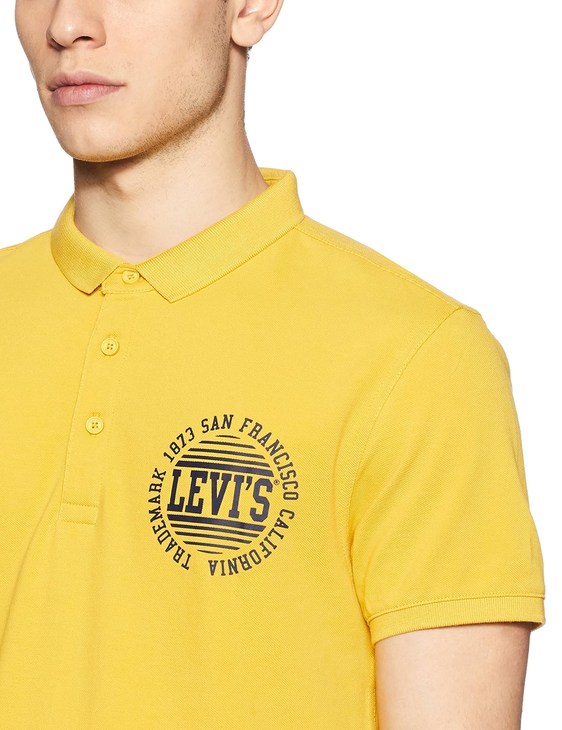 levi's men's plain regular fit polo