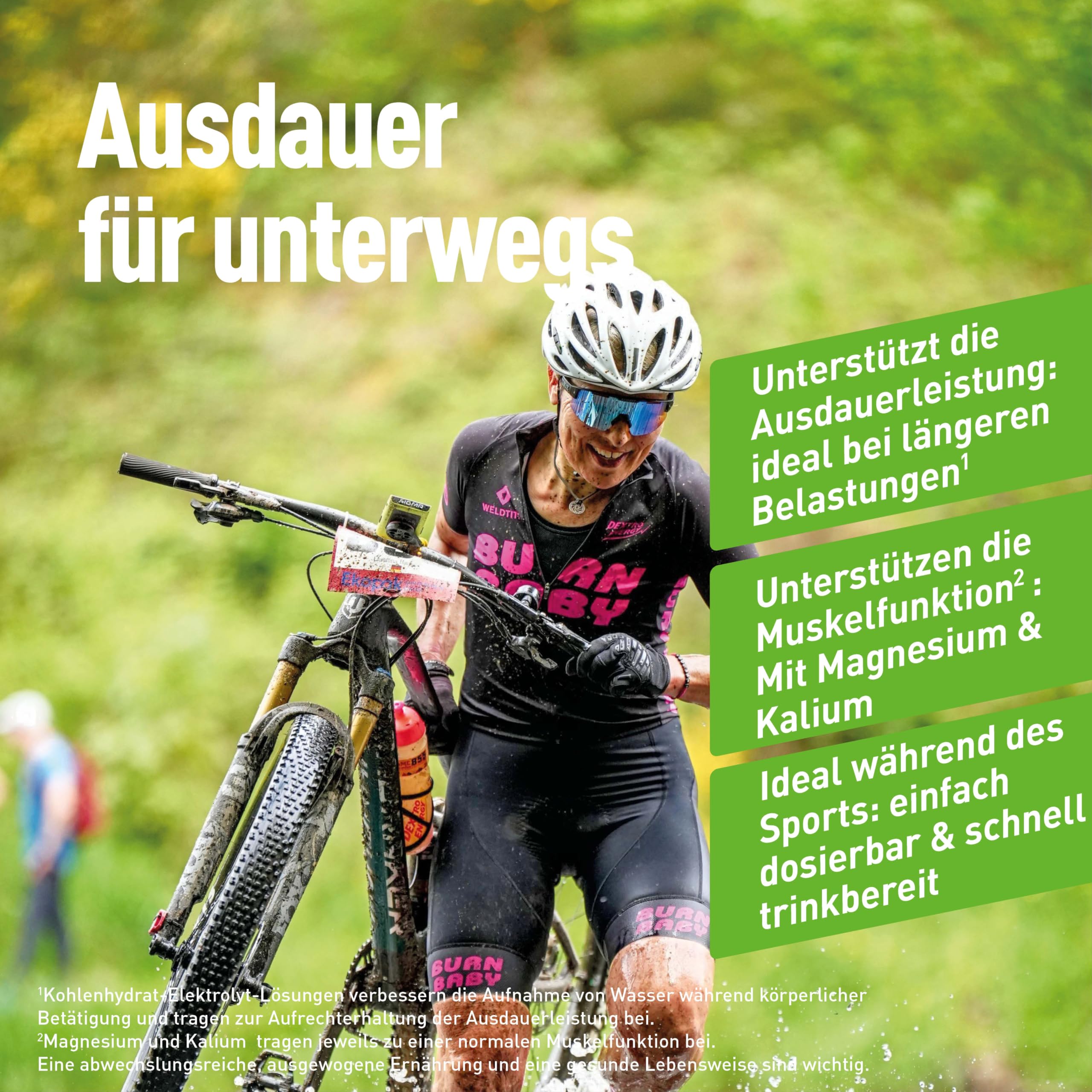 Dextro Energy Iso Drink Elektrolyte Sport Getränkepulver, Lemon, Mit Natrium, Magnesium, Kalium, Chlorid, für schnelle Energieversorgung, 440g, 11 Portionen 3