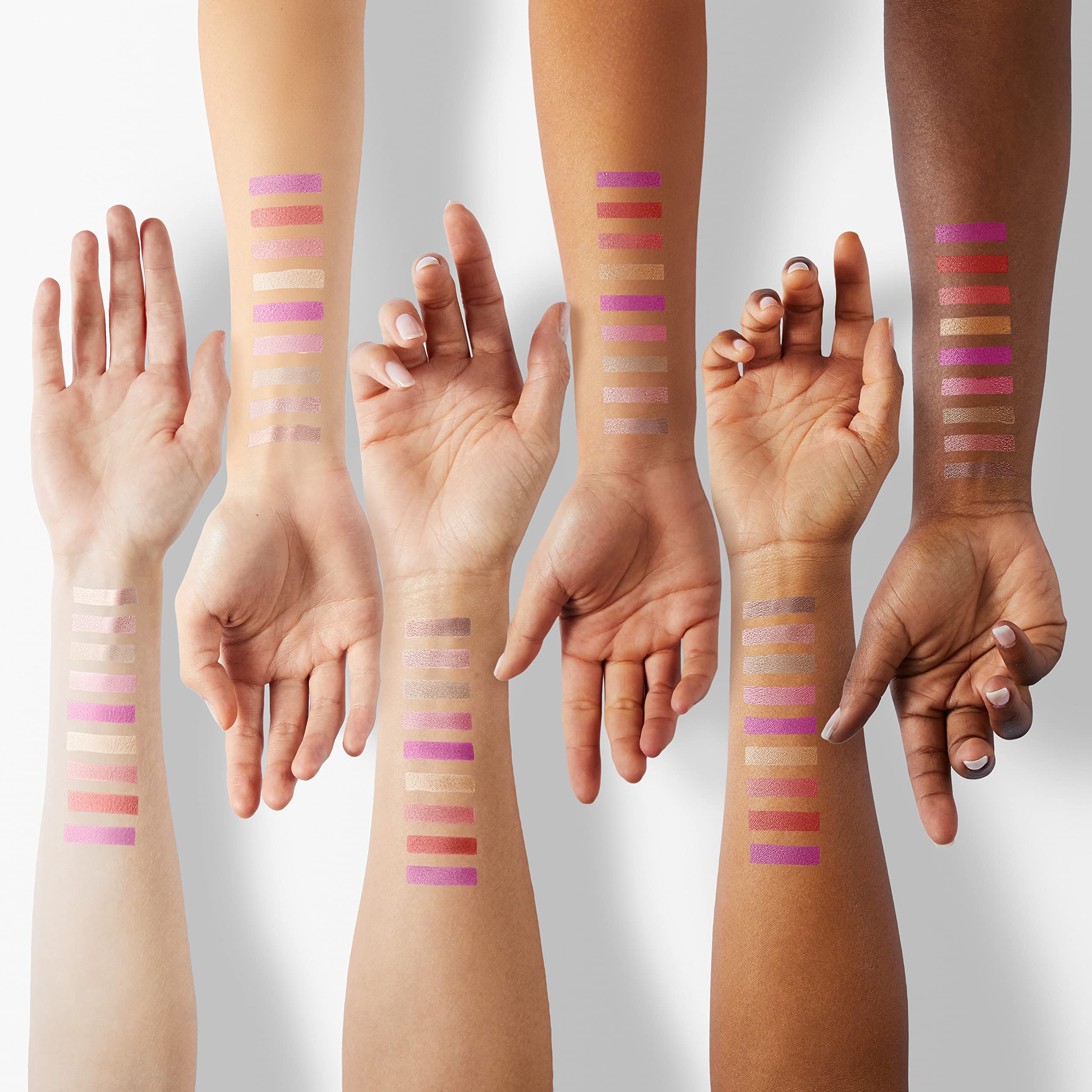 Nicole Miller Lip Gloss Collection Shimmery Glosses for Women and Girls Long Lasting Color Set with Rich Varied Colors, Peach, 10 Count (Pack of 1)