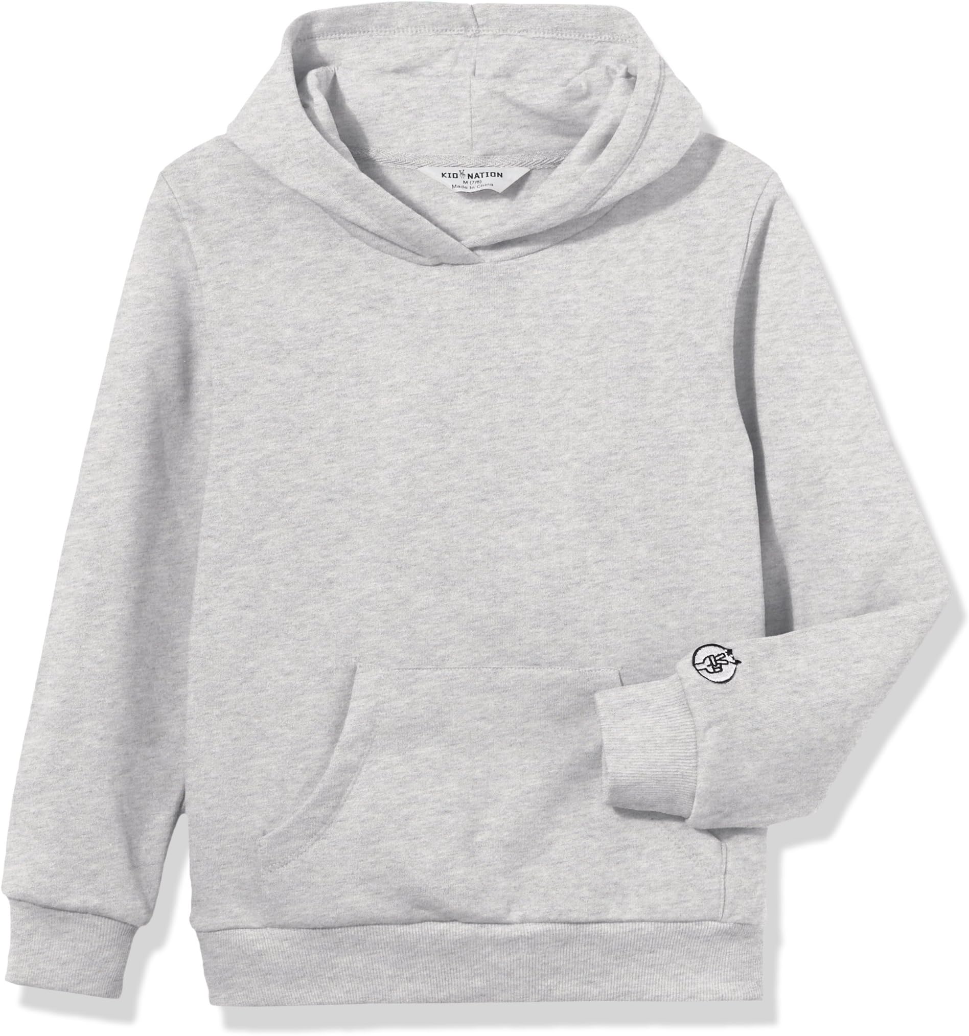 Kids' Soft Brushed Fleece Casual Basic Pullover Hooded Sweatshirt Hoodie for Boys or Girls 4-12 Years